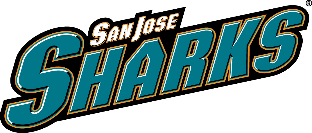 San Jose Sharks 2007-Pres Wordmark Logo v3 iron on heat transfer